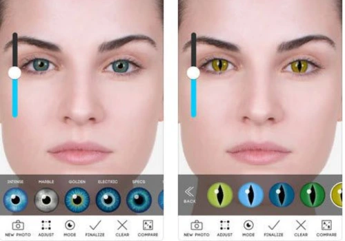 Aplicativos para simular a cor dos olhos ( Imagem: Divulgação)